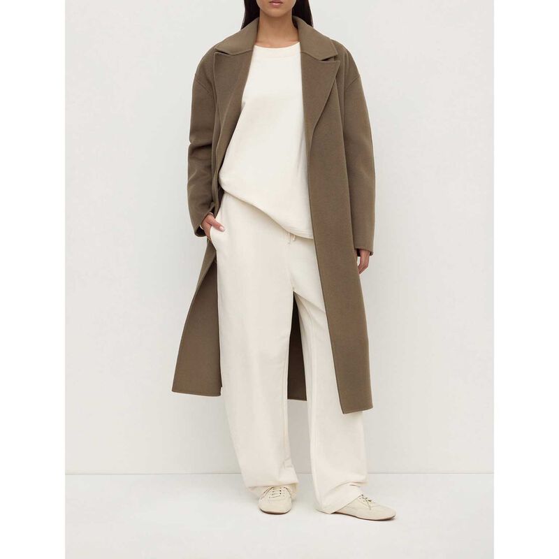 Assembly Label Ivy Wool Coat Dark Sage image number 3